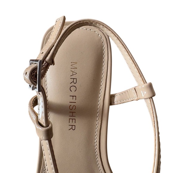 NEW, Marc Fisher, Danzy Slingback Sandals, 3” Heel, Size 6M, Beige - Picture 3 of 8